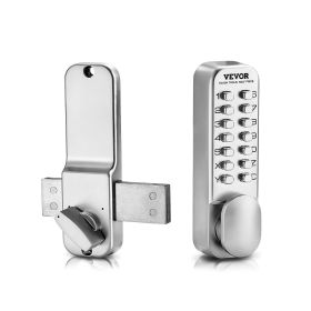 VEVOR Mechanical Keyless Entry Door Lock, 14 Key Mechanical Door Lock, Mechanical Keypad Door Lock with Adjustable Thumb Knob
