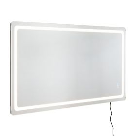 VEVOR LED Bathroom Mirror, 36" x 72" LED Bathroom Vanity Mirror with Frontlit and Backlit, Anti-Fog Memory Mirror with Lights