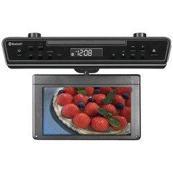 Sylvania 10.2" Under-counter Bluetooth Kitchen Tv With Built-in Dvd Player &amp; Hdmi